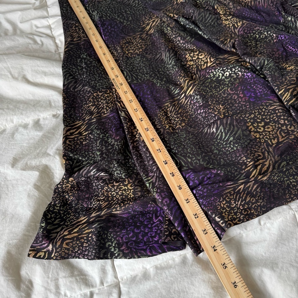 💜✨ Vintage Handmade Stretchy Flowy Maxi Skirt - Picture 5 of 5
